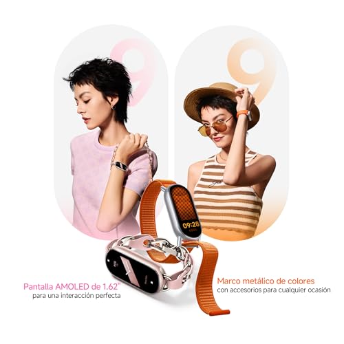 Xiaomi Smart Band 9 Global Version (2024) 1.62" Amoled Display | 233 mAh Battery | up to 21 Days of Battery Life | Over 150 Workout Modes | BT 5.4 | 50M Water Resistant -Arctic Blue