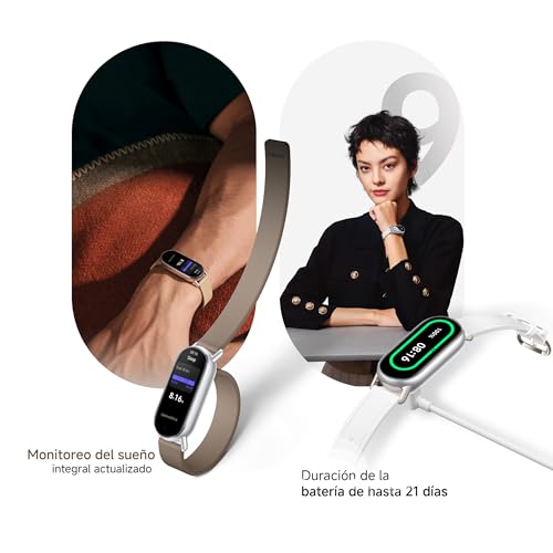 Xiaomi Smart Band 9 Global Version (2024) 1.62" Amoled Display | 233 mAh Battery | up to 21 Days of Battery Life | Over 150 Workout Modes | BT 5.4 | 50M Water Resistant -Arctic Blue