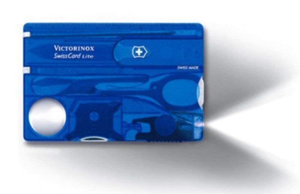 Victorinox Swiss Army Swisscard Lite Pocket Tool, Sapphire