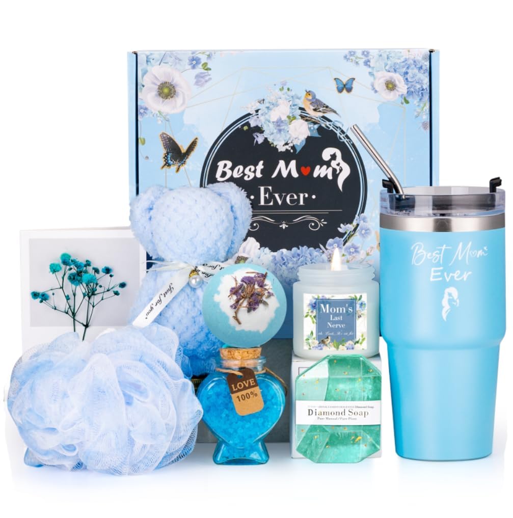 Gifts for Mom, Unique Birthday Gift for Mom, Gifts for Mom from Daughter Son, Mom Christmas Gifts, Best Mom Gifts, Presents for Mom, Mom Gifts, Relaxing Spa Bath Set for Mama 20oz Tumbler