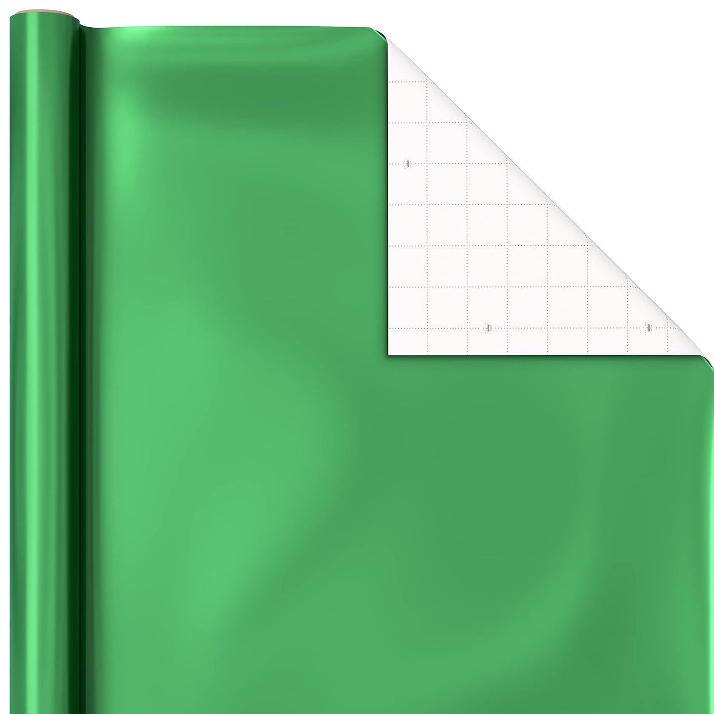 Hallmark Christmas Wrapping Paper Rolls - Solid Red, Green, Gold Metallic Foil Gift Wrap Paper (Set of 3 Rolls: 60 sq. ft. ttl.) for Holiday Parties, Hanukkah, Winter Weddings