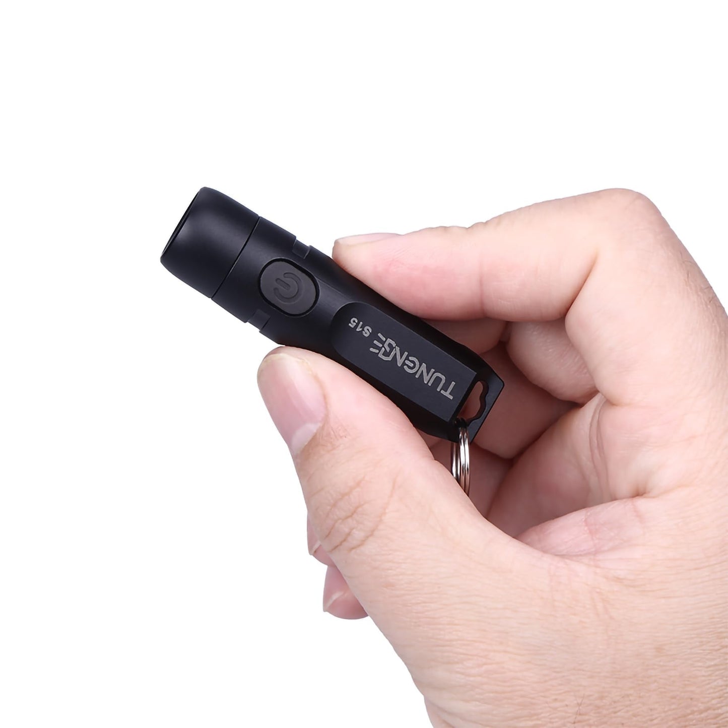 TUNENGE Rechargeable Keychain Flashlights, 650 High Lumens EDC Pocket Flashlights, Mini Flashlight Be Used for Camping Outdoors Emergency(Black)