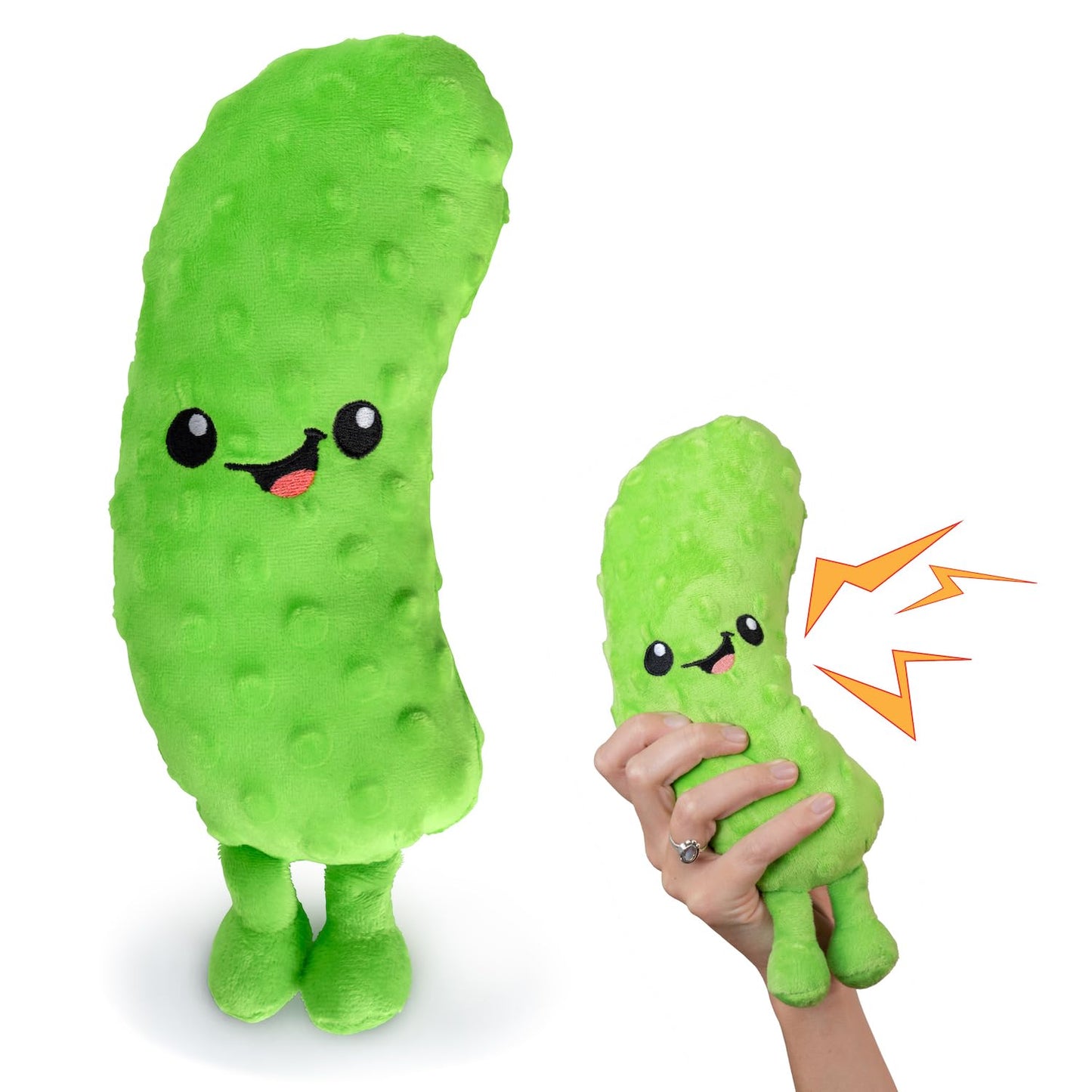Twiddler Toys Yodeling Plush Pickle β 11β Pickle Sings Hilarious Yodels - Funny Gag Gift for Friends and Coworkers