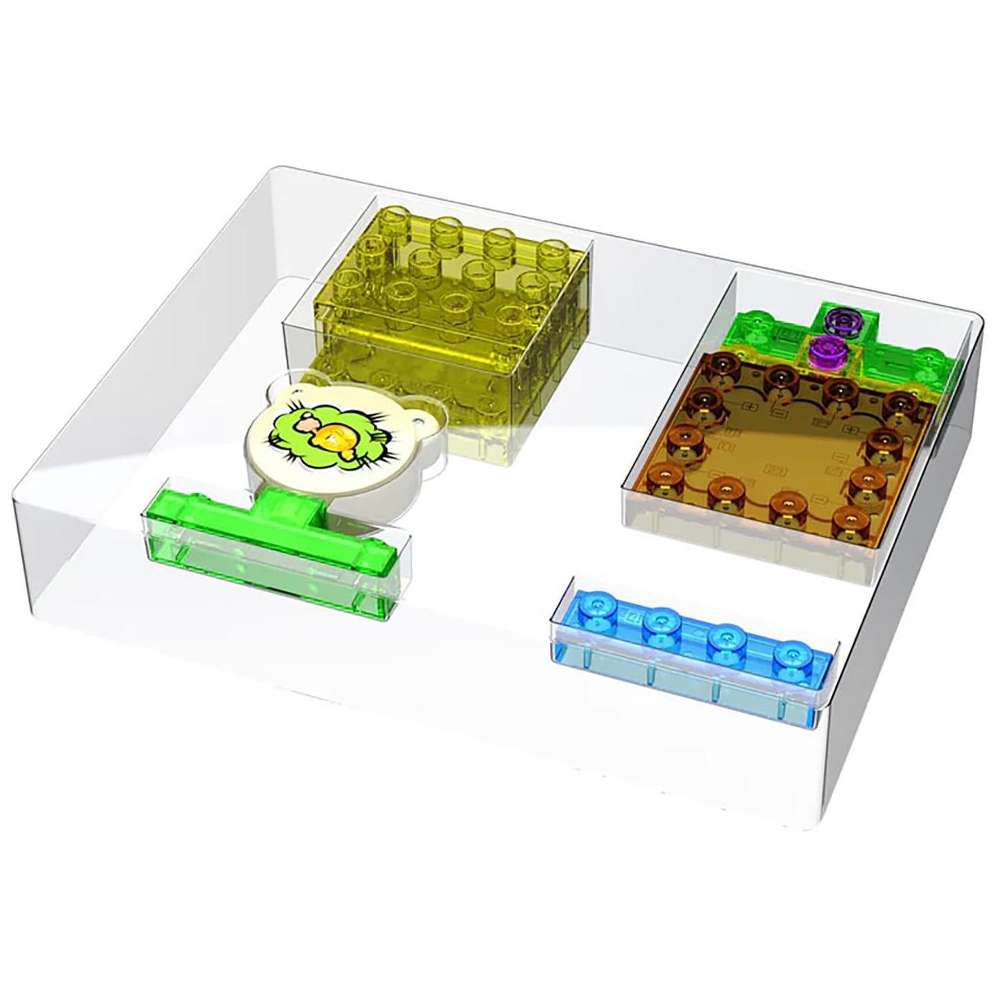 E-Blox Building Blocks STEM Circuit Kit, Build Your Own Burp & Fart Machine, Add Funny Sounds to Brick & Structure Science Projects, Birthday & Gag Gift, Boys, Girls, 5+
