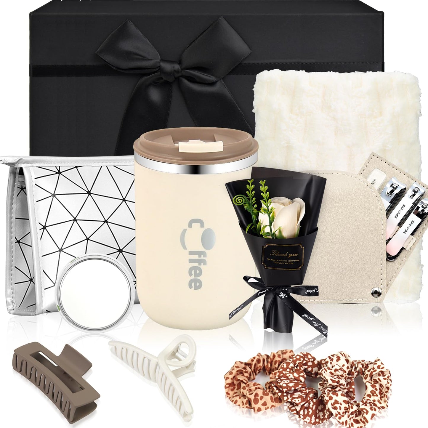 Birthday Gifts for Women, Happy Bestie Birthday Gift Basket for Women, Mom, Wife, Girlfriend, Sister, Christmas, Valentine's Day, Mothers Day Gifts