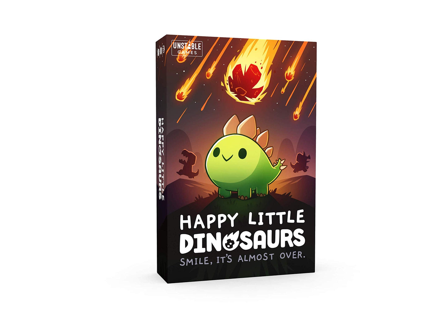 Unstable Games - Happy Little Dinosaurs Base Game - Competitive Sabotage Funny Family Card Game For Kids, Teens, Adults - 2-4 Players