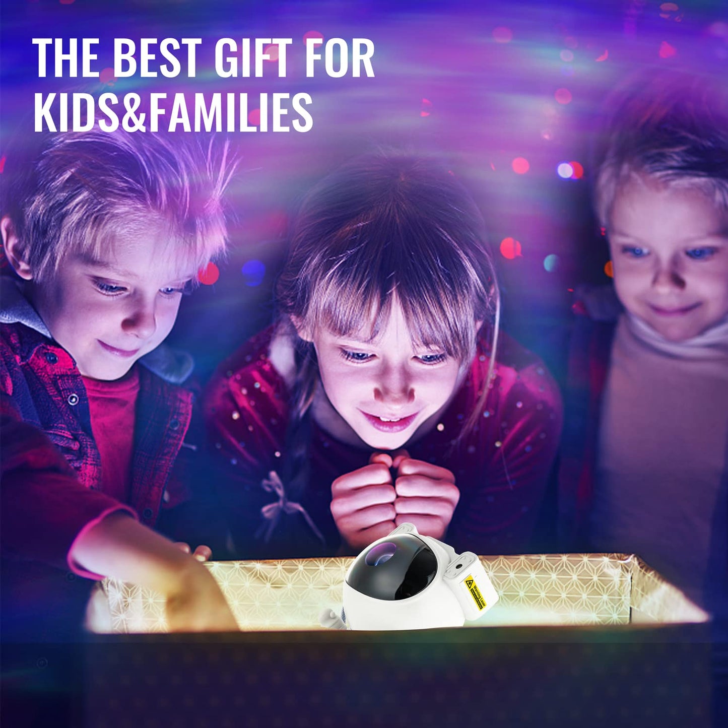 Star Projector Galaxy Night Light,Birthday Gifts Toys for 2-10 Year Old Boys Girls- Astronaut Starry Nebula Ceiling LED Lamp with Timer and Remote,Projection Lights for Bedroom Décor