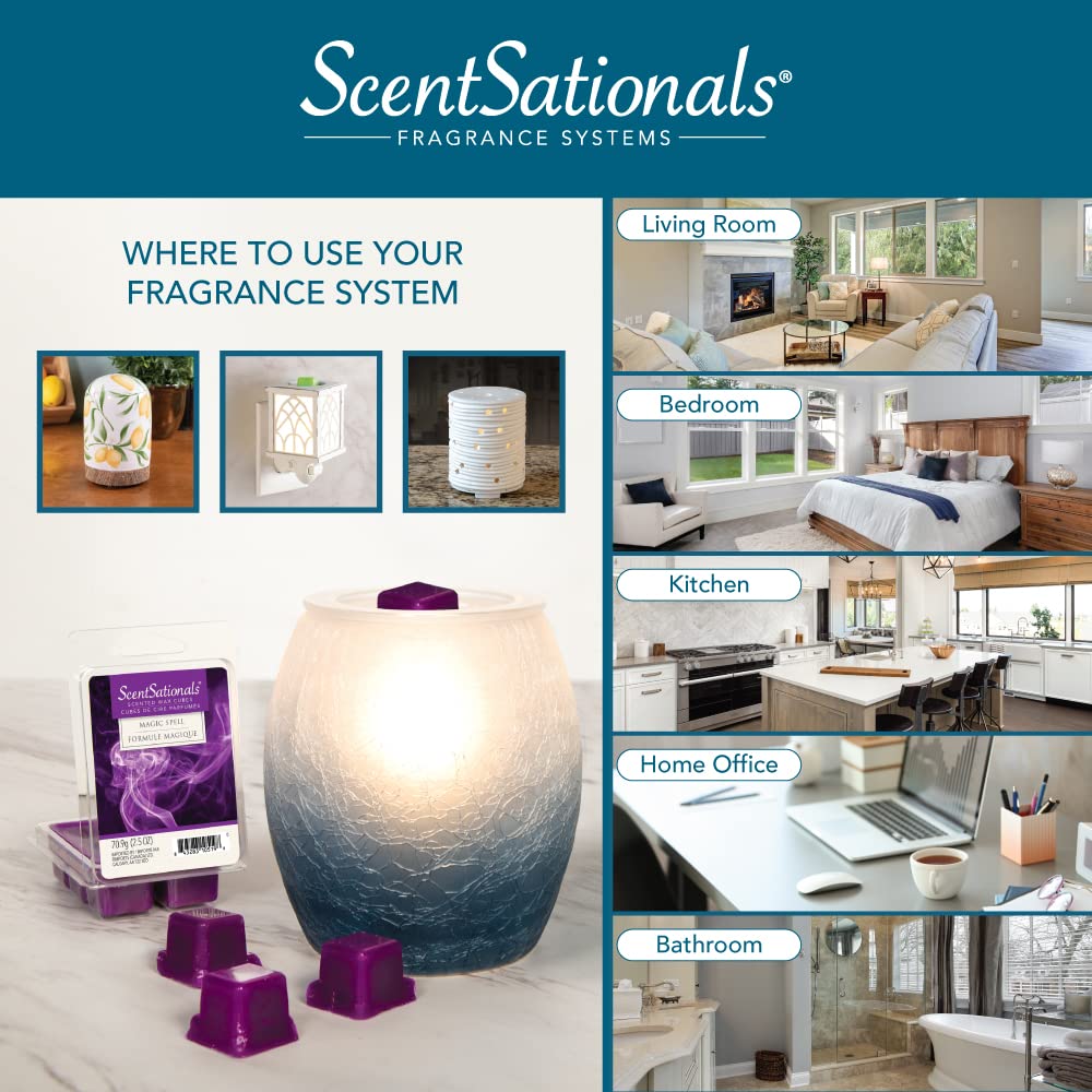 Scentsationals Christmas Wax Warmer, Wax Melt Warmer for Scented Wax Melts - Truck Collection Red Truck - Candle Wax Melter for Fragrance Cubes and Tarts