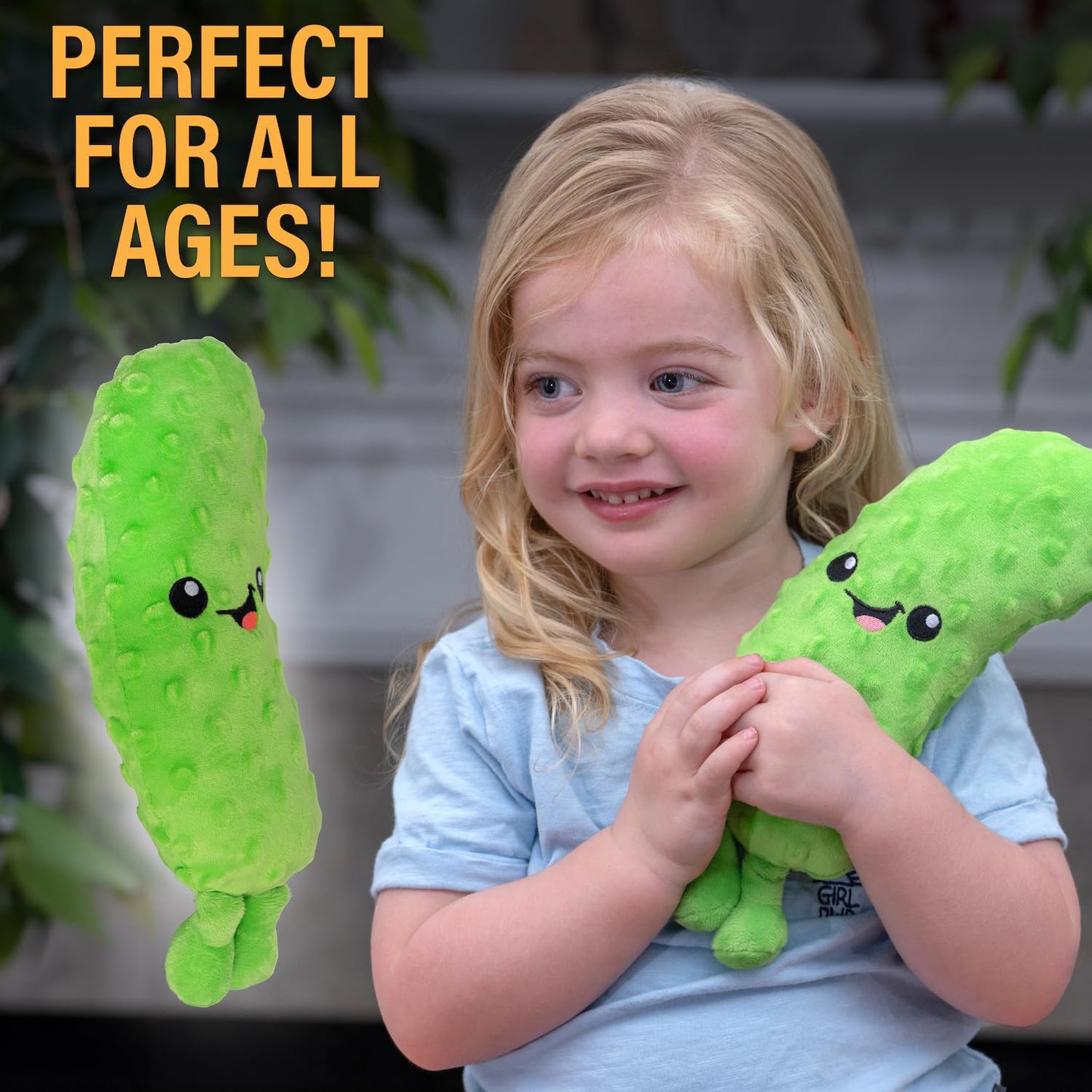 Twiddler Toys Yodeling Plush Pickle β 11β Pickle Sings Hilarious Yodels - Funny Gag Gift for Friends and Coworkers