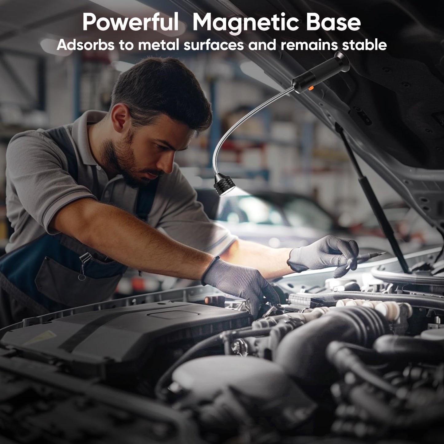 Grill Light BBQ Grilling Accessories: 2025 Unique Mens Gifts for Christmas Birthday - Cool Gifts for Dad Husband Grandpa - Outdoor Bright Magnetic LED Light Smoker Accessories Tools 2 Pack