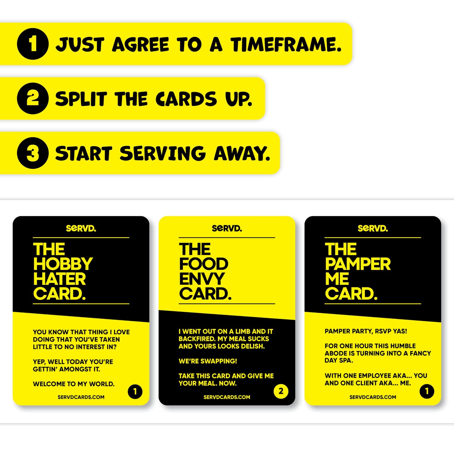 SERVD - Couples - The Hilarious Real-Life Couples Card Game | Funny Gift for Anniversary, Valentine's Day, Christmas, Date Nights & More | Unique Strategy Game