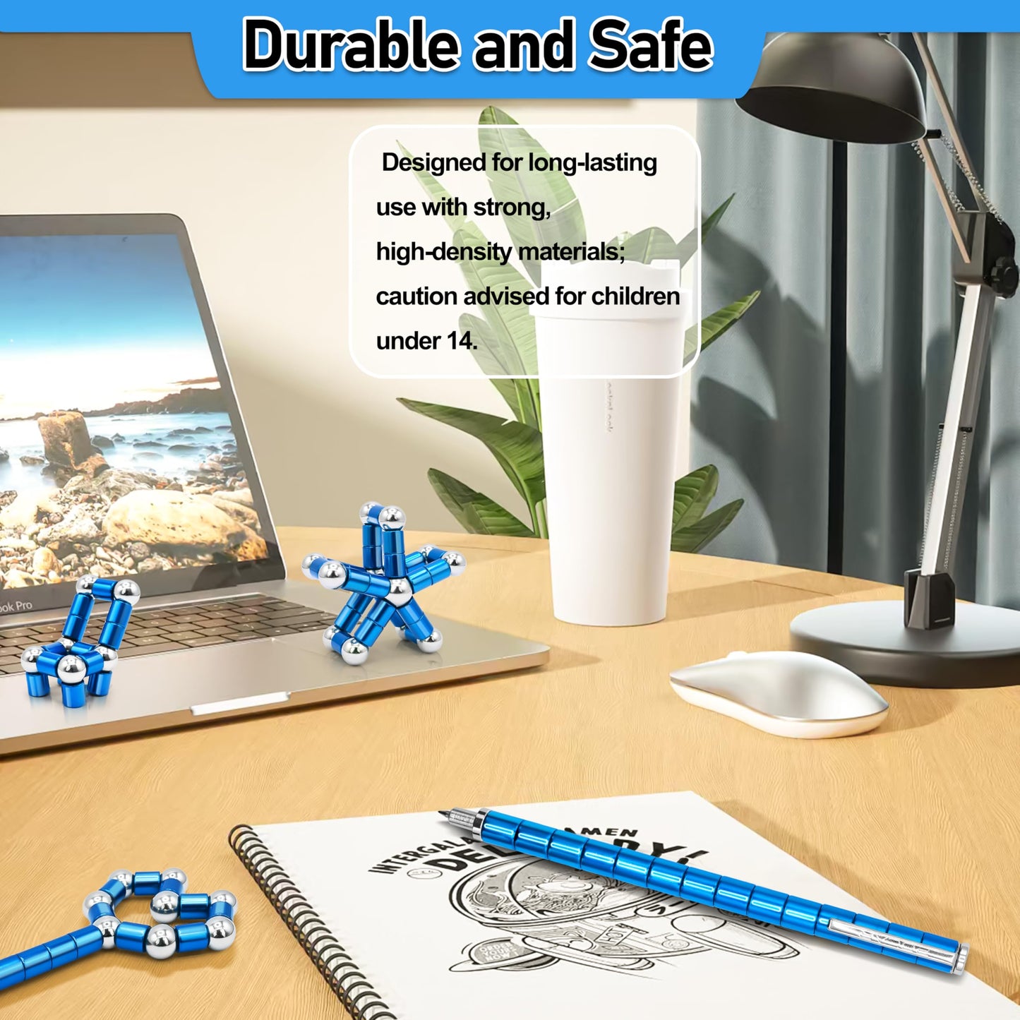 Felikray Magnetic Fidget Pen Toys for Adults Teens Cool Birthday Gifts for Young Men Unique Gifts for Teenage Boys Novelty Christmas Stocking Stuffers Gadget for Men Teen Boy Personalized Gifts