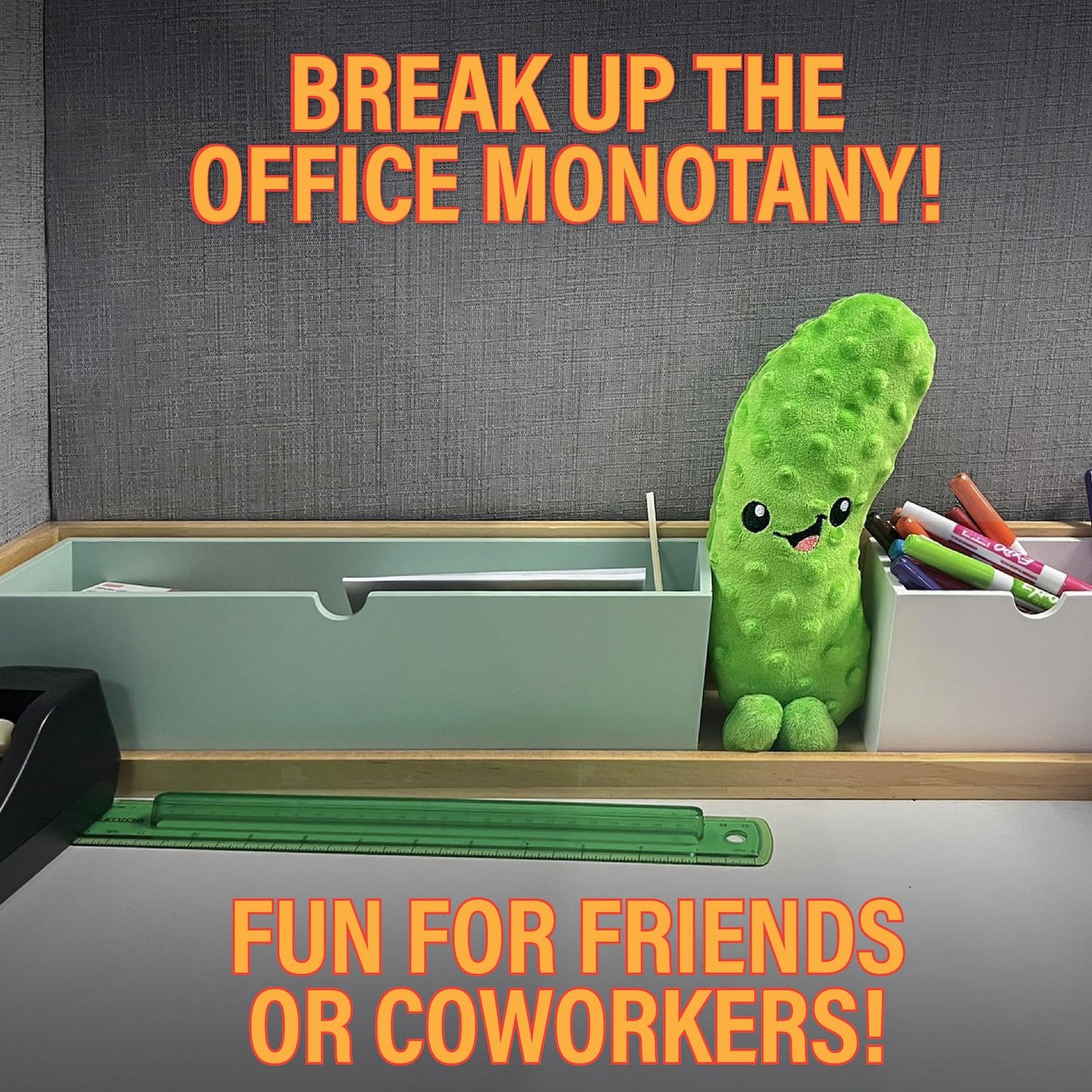 Twiddler Toys Yodeling Plush Pickle β 11β Pickle Sings Hilarious Yodels - Funny Gag Gift for Friends and Coworkers