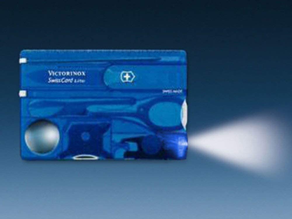 Victorinox Swiss Army Swisscard Lite Pocket Tool, Sapphire