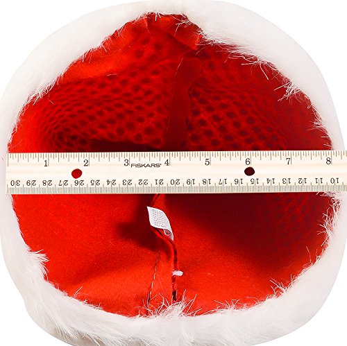 Funny Party Hats Santa Hat - Red Sequin Santa Hat - Coil Christmas Tree Hat - Christmas Hats - 2 Pack Holiday Hats