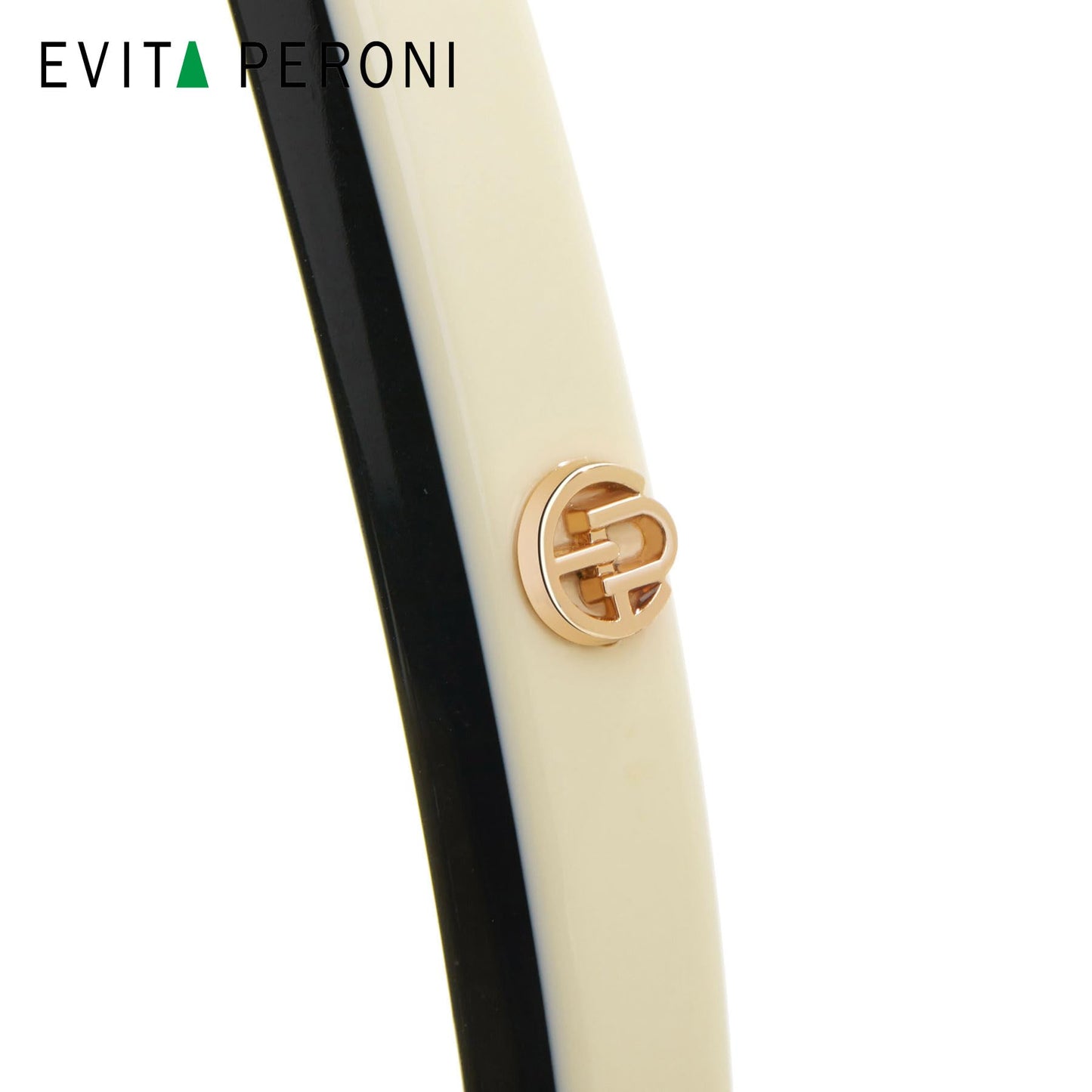 EVITA PERONI Hair Band Designed for Eyewear Black and Off White Glasses headband No Pressure, No Headache, Comfortable Headbands for Women Non Slip, Head Bands for Women's Hair