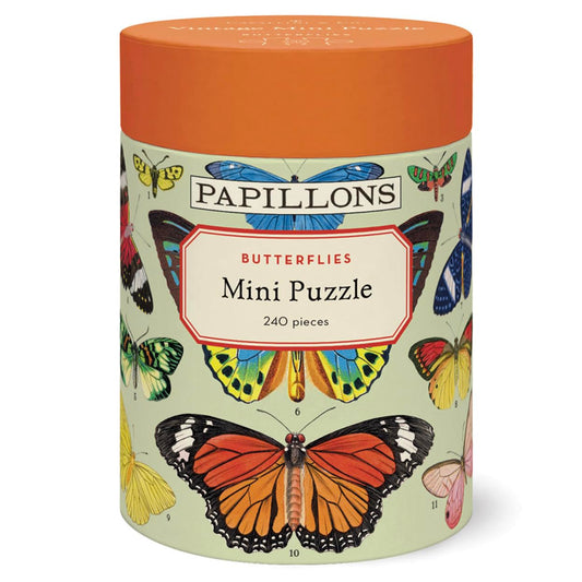 Cavallini Mini Puzzle, Butterflies, 240 Pieces