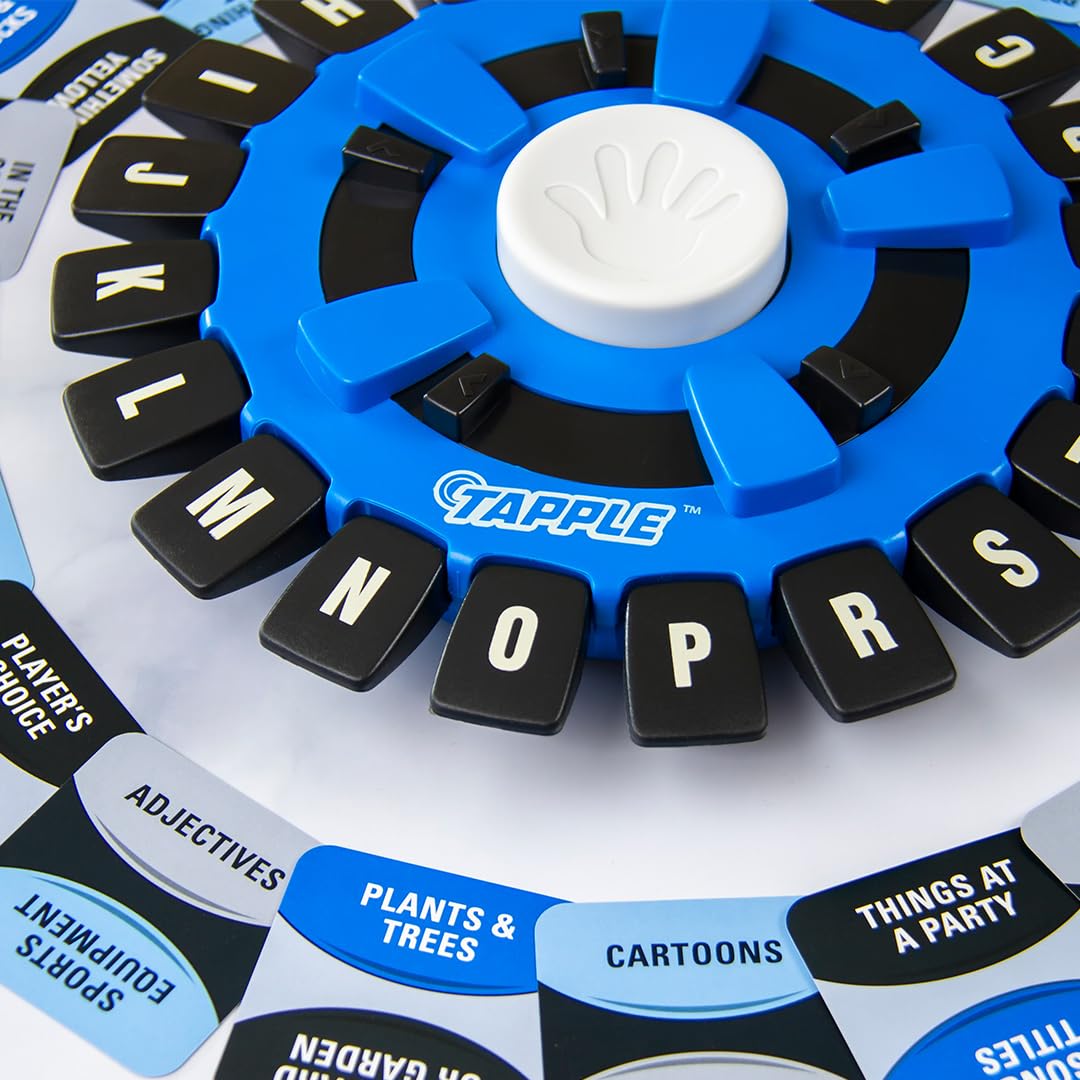 The Original TAPPLE, The Fast-Paced Family Board Game, Choose a Category & Race Against the Timer to be the Last Player, Learning Word Game for Ages 8 & Up, 2-8 Players, 15-20 Minute Play Time