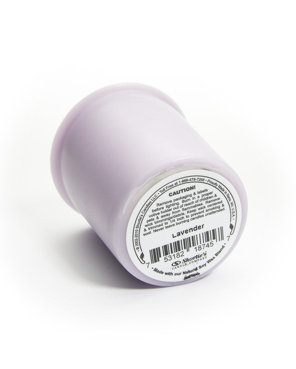 Pure English Lavender Soy Votive Candles - Scented with Essential & Natural Oils - 6 Purple Natural Votive Candle Refills - Flower & Floral Collection