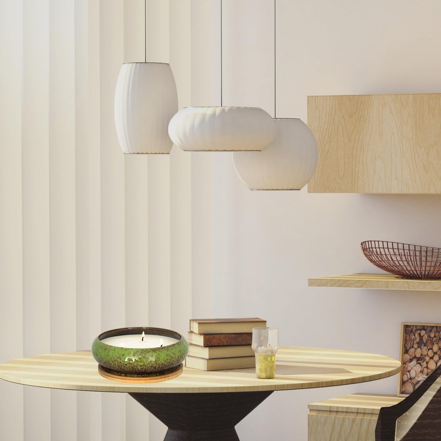 Scented Candles - 3 Wick Large Peppermint Candle for Home Scented, 17 oz Aromatherapy Candle Gifts for Women, Decorative Natural Soy Candles with Long Lasting for Mother's Day Birthday Anniversary