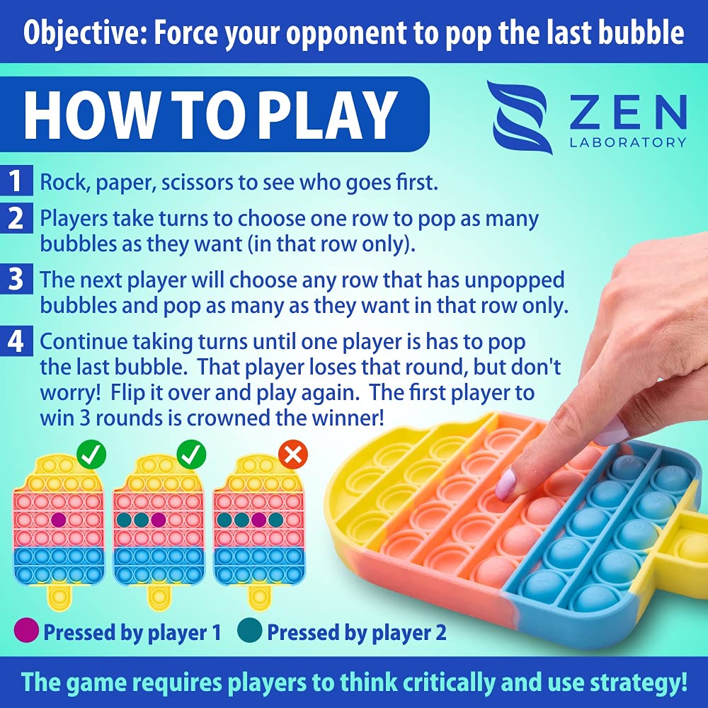 50 Pcs Fidget Toys Pack - Stocking Stuffers for Kids, Gifts for Kids, Party Favors - Adults Stress Relief Sensory Toy - ADHD Toys Bulk for Classroom Treasure Box Prizes - Pop Its