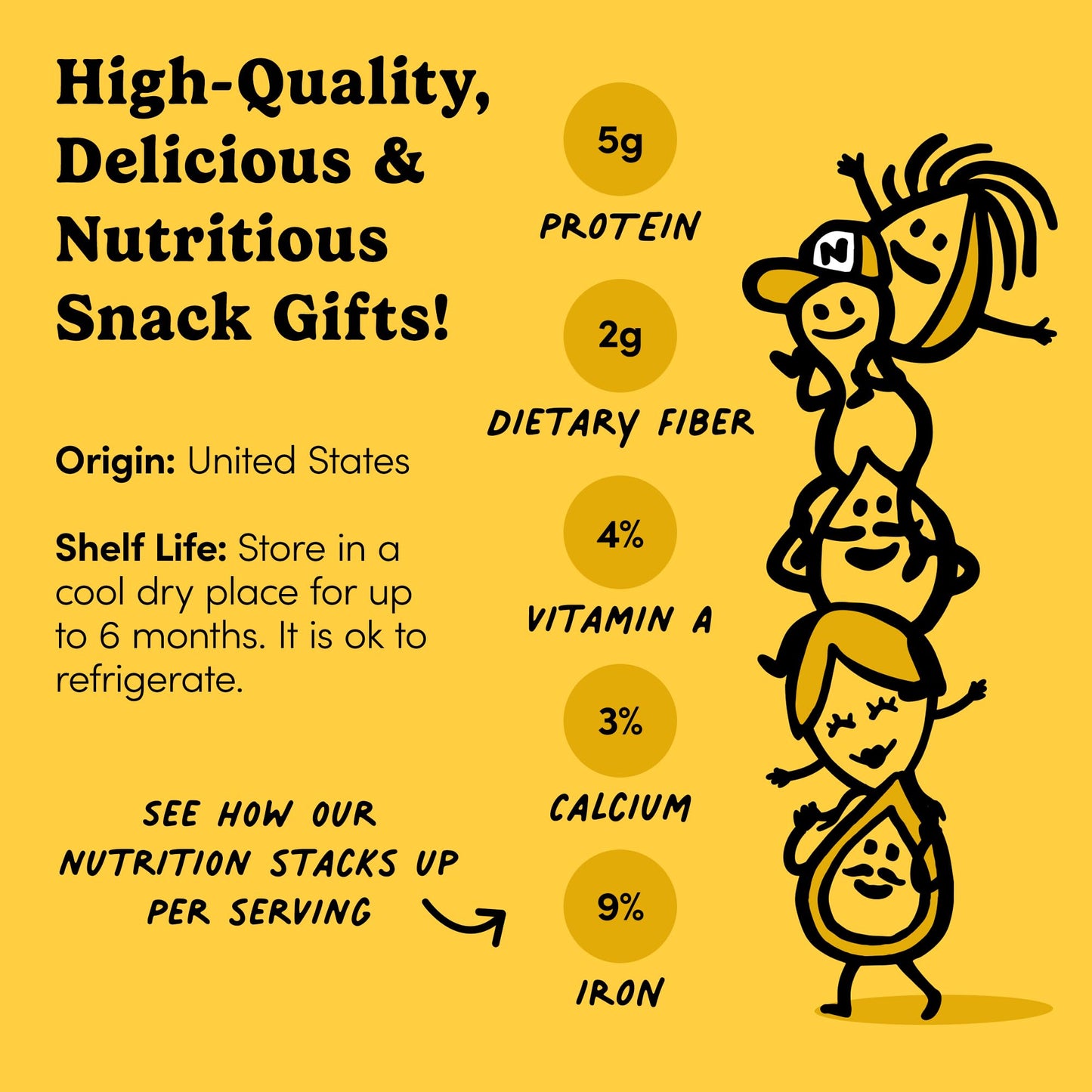 Nuts.com – Sweet and Salty Gift Tray for Summer and Festive Gifts — Healthy Snack Sampler Box, 1.25 Lbs of Roasted Cashews, Peanuts, Chocolate-Covered Raisins