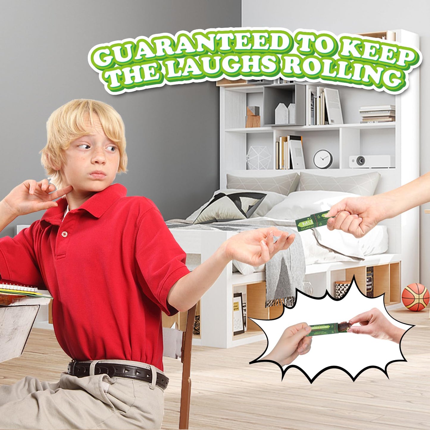 Think Wing Prank Kit Funny Gag Gifts, Joke Box Ultimate Gift Set, Practical Jokes Perfect Party Favors 30 PCS Pranks for Kids Adults, April Fools Jokes Toys