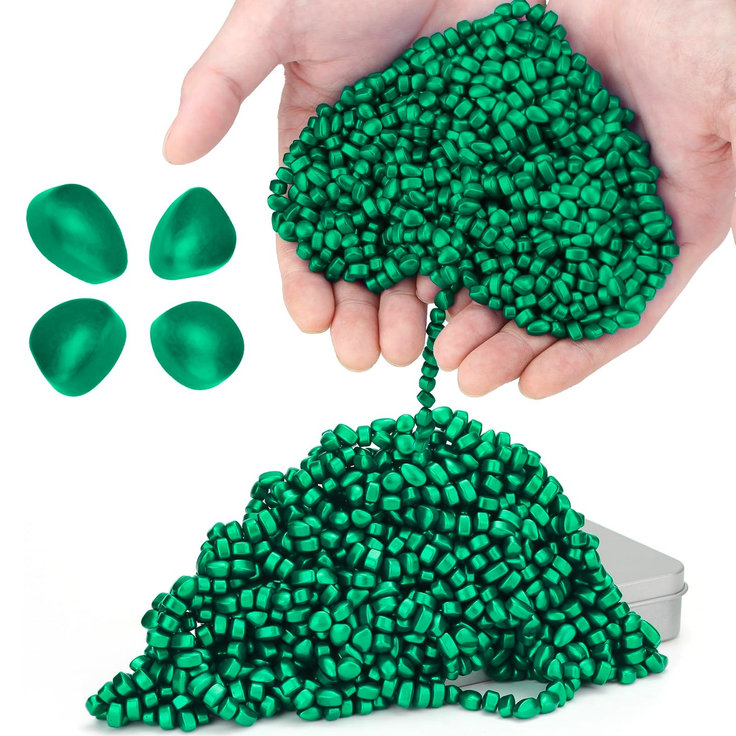 DYRDM 1000+ Original Ferrite Putty Green, Fidget Toy Ferrite Stones for Stress Relief, Sensory Toy for Adults & Teens 14+, Holiday Stocking Stuffer, Ferrite Rocks Fidget Present for Office