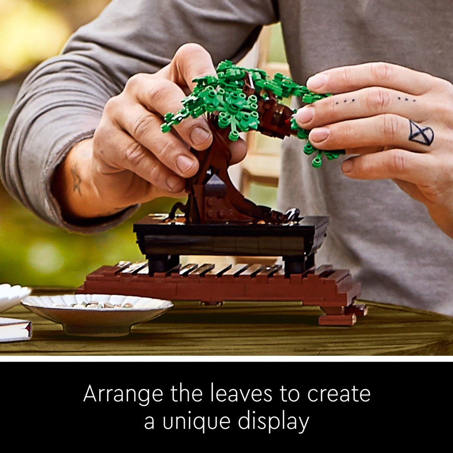LEGO Icons Bonsai Tree Building Set - Artificial Bonsai Tree Plants for Home Decor, Adults Ages 18+ - Faux, Fake Plants for Table, Desk, Office - Birthday Gift for Men & Women - 10281