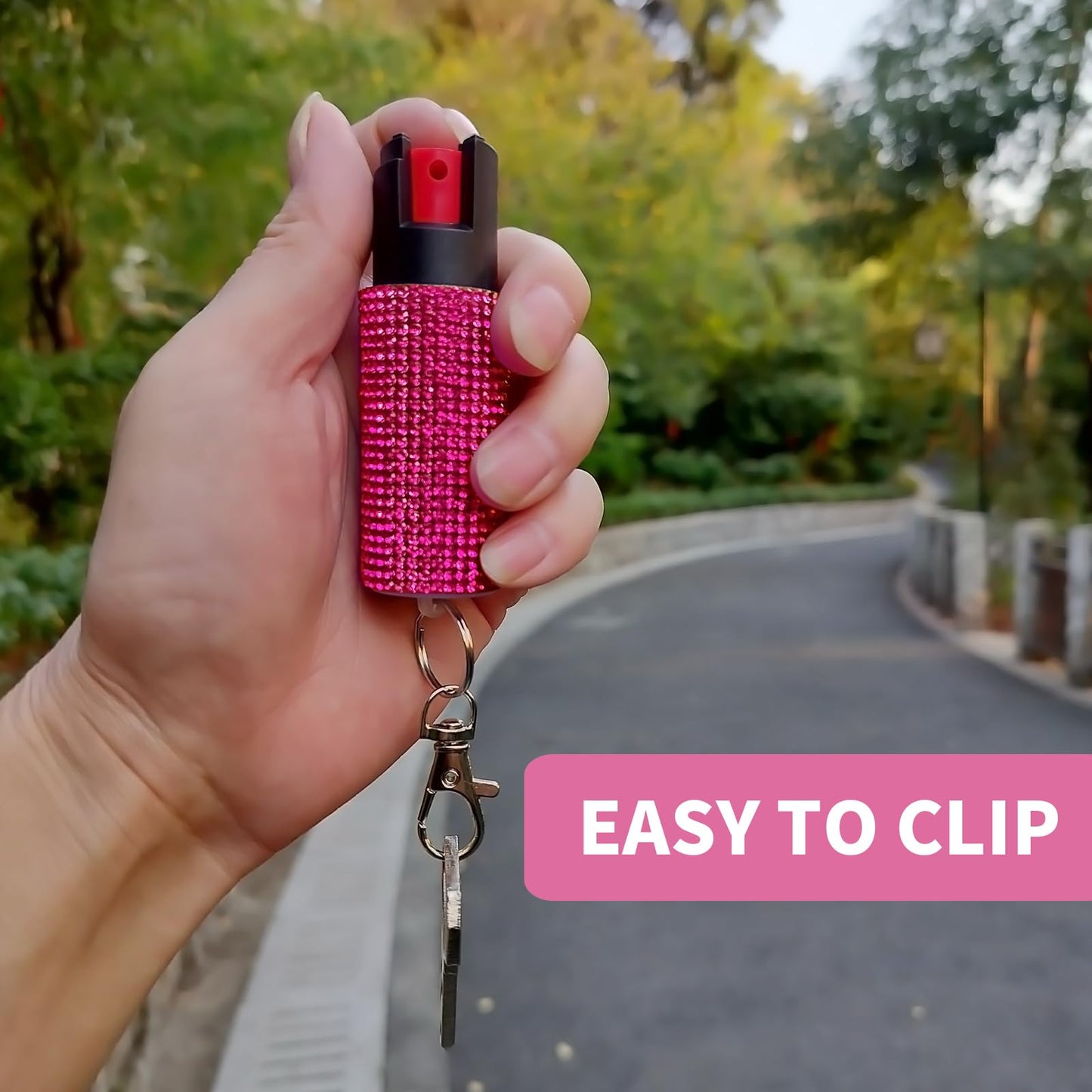 NYNPPUE Wristlet Lanyard Keychain Set for Women Wallet Pom Pom Keychain Accessories(Rose pink)