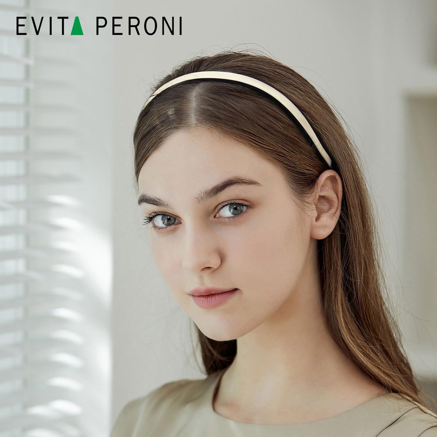 EVITA PERONI Hair Band Designed for Eyewear Black and Off White Glasses headband No Pressure, No Headache, Comfortable Headbands for Women Non Slip, Head Bands for Women's Hair