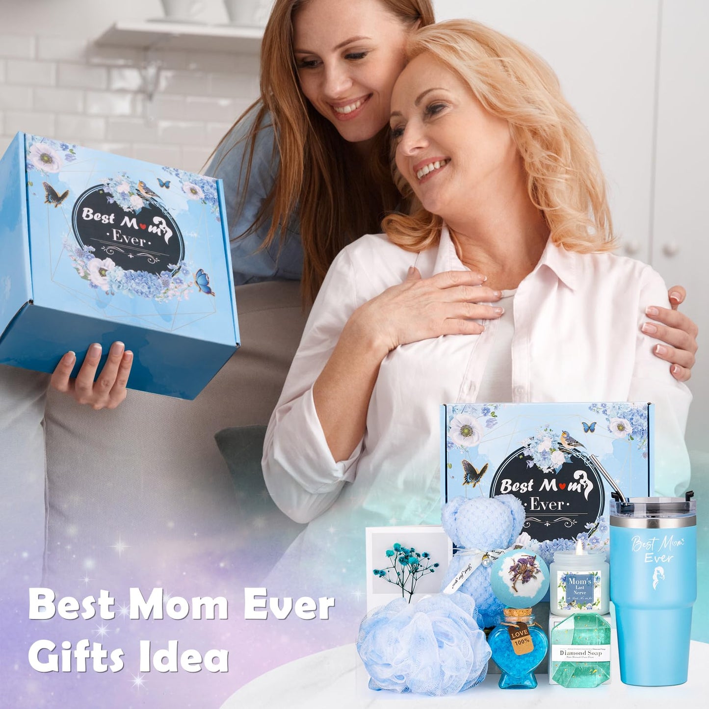 Gifts for Mom, Unique Birthday Gift for Mom, Gifts for Mom from Daughter Son, Mom Christmas Gifts, Best Mom Gifts, Presents for Mom, Mom Gifts, Relaxing Spa Bath Set for Mama 20oz Tumbler