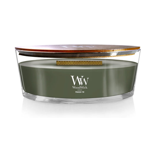 Woodwick Ellipse Scented Candle Frasier Fir Scented Up to 50 Hours Burn Time Great for Any Home Decoration or Holiday Gift Ideas 16oz