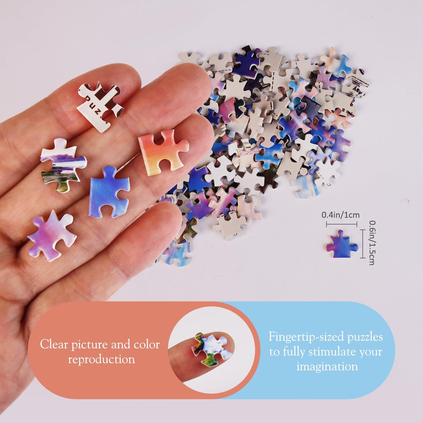 Small Jigsaw Puzzles for Adults Challenging Puzzle Small Puzzles Mini Jigsaw Puzzles for Teens 150 Pieces Micro Tiny Puzzle Antelope Canyon Landscape Scenery Travel Puzzles 6 x 4 inch 3 Packs