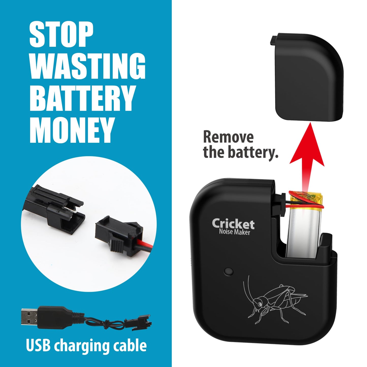 Joywhiz Cricket Noise Maker Prank with Remote Control,Hidden Prank Noise Maker for Adults,Gag Gifts for Adults,Prank Stuff,Suitable for Party, Office, Home, School, Car