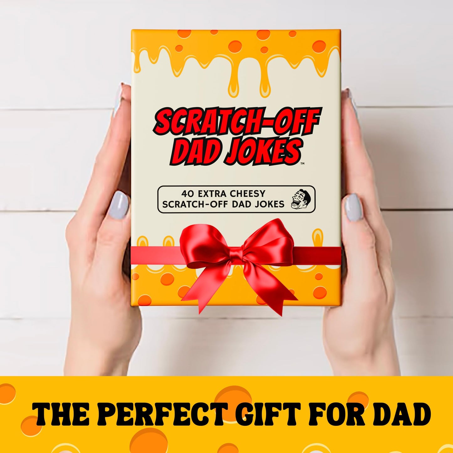 Gifts for Dad - Scratch Off Dad Jokes - Dad Christmas Gifts, White Elephant Gifts for Adults, Funny Gifts, Dad Birthday Gift, Gifts for Husband, Gifts for Men, Dad Stocking Stuffers