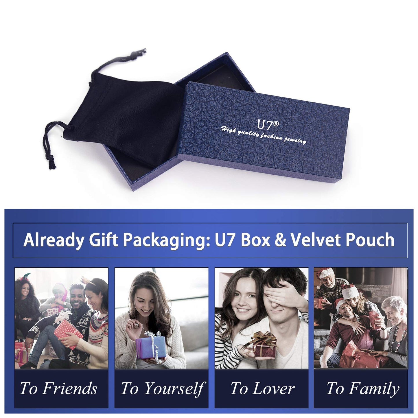 U7 Armor of God Necklace Ephesians 6:10, with Singapore Chain 22 Inch, 18K Real Gold Plated Stainless Steel Faith Cross Shield Pendant Necklace for Men and Women (Send Gift Box)