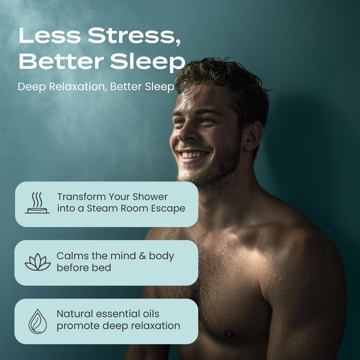 Body Restore Shower Steamers Aromatherapy 15 Pack - Birthday Gifts for Women, Men, Travel Essentials, Stress Relief, Relaxation, Self Care - Eucalyptus