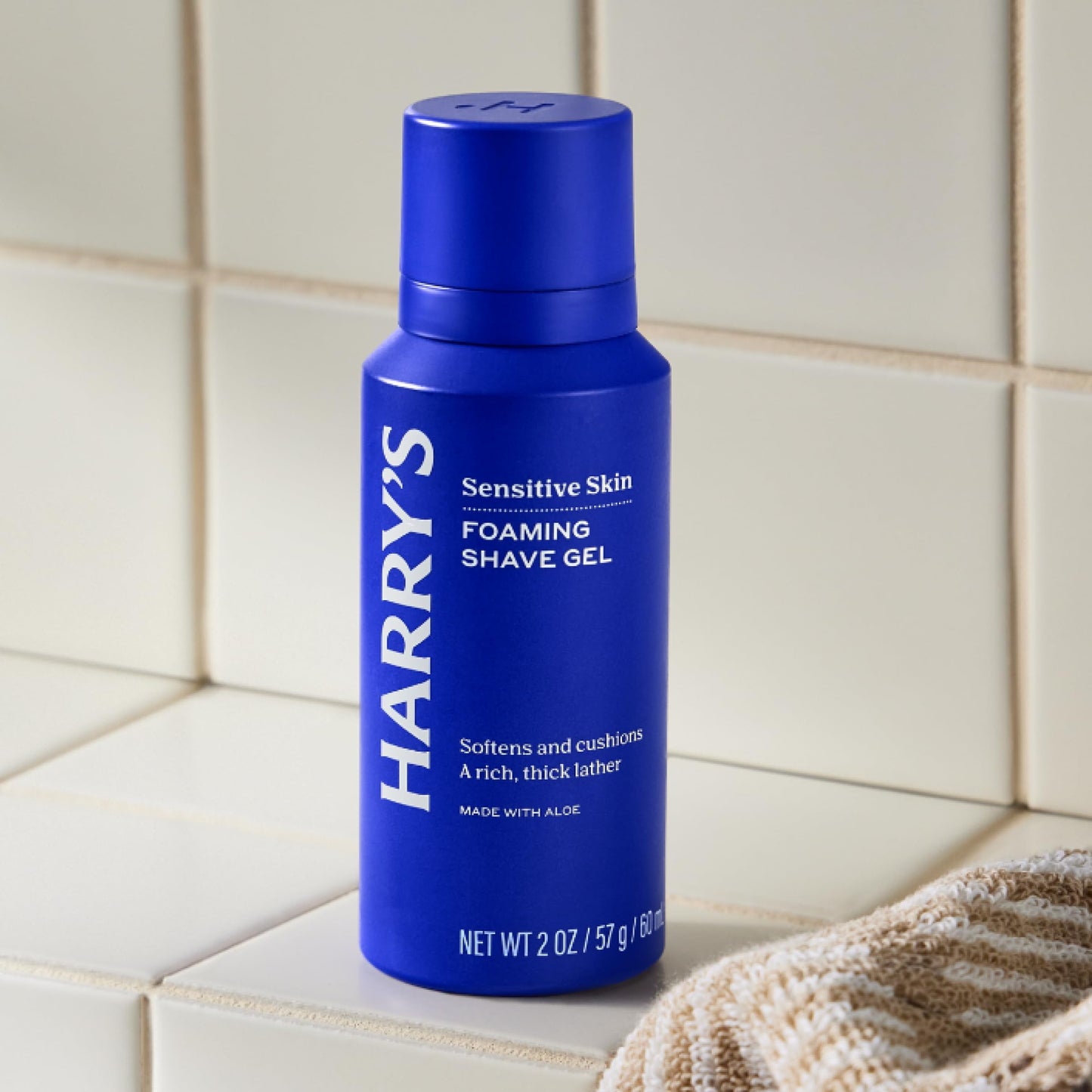 Harry's Shaving Kit for Men - Razor Handle, 5 Razor Blade Refills, Foaming Shave Gel, and Travel Blade Cover - Ember