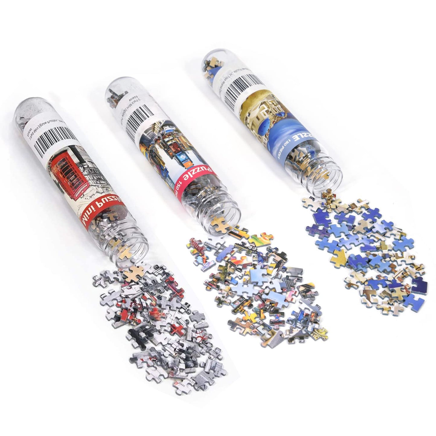 3 Pack Landscape Mini Jigsaw Puzzles 150 Pieces for Adults Small Tiny Jigsaw Challenging Difficult Puzzle 6 x 4 Inches House Entertainment Toys Home Decor Puzzles