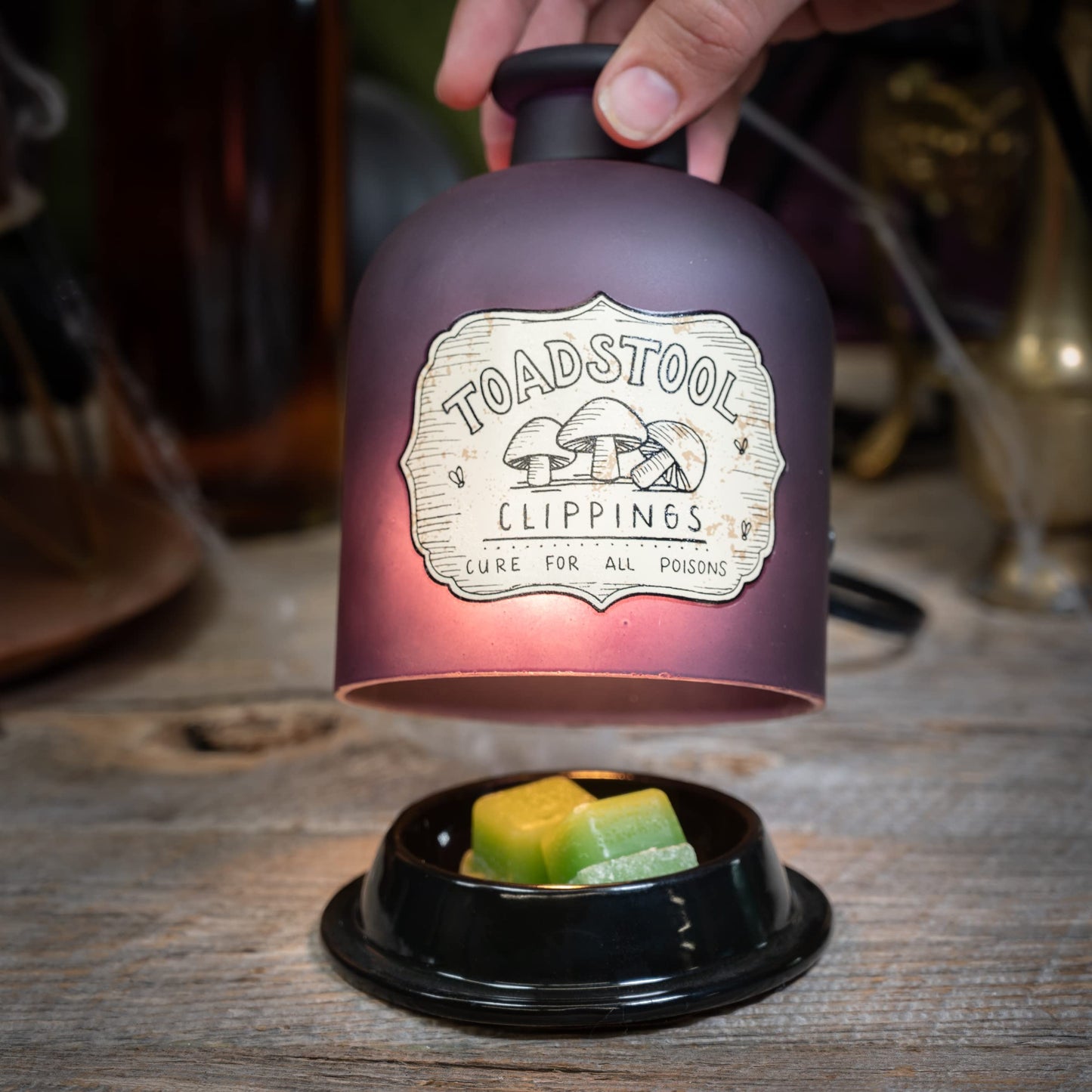 Scentsationals Wax Melt Warmer - Apothecary Style, Halloween Collection - Warmer for Scented Wax Melts, Fragrance Cubes and Tarts