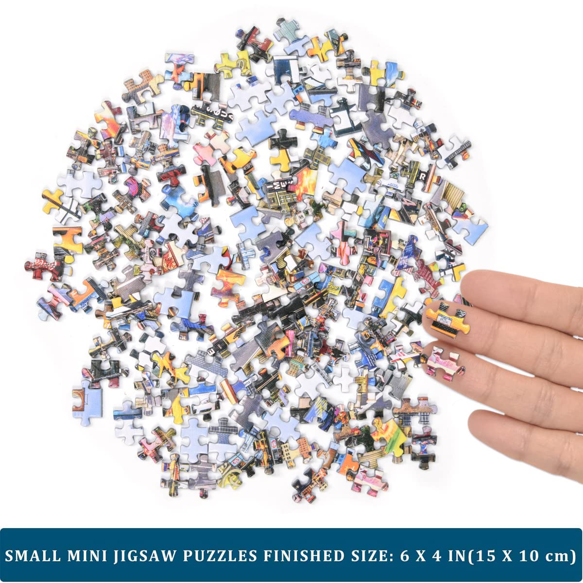 3 Pack Landscape Mini Jigsaw Puzzles 150 Pieces for Adults Small Tiny Jigsaw Challenging Difficult Puzzle 6 x 4 Inches House Entertainment Toys Home Decor Puzzles