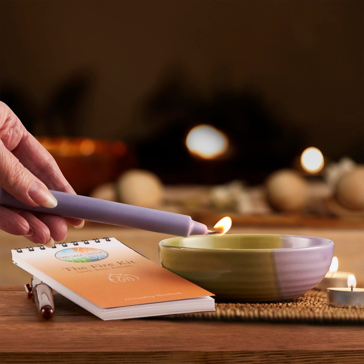 The Fire Kit – Make This a Summer of Self Care - Burn Negative Thoughts for Stress Relief and Healing - Care Kit By Two Sage Sisters