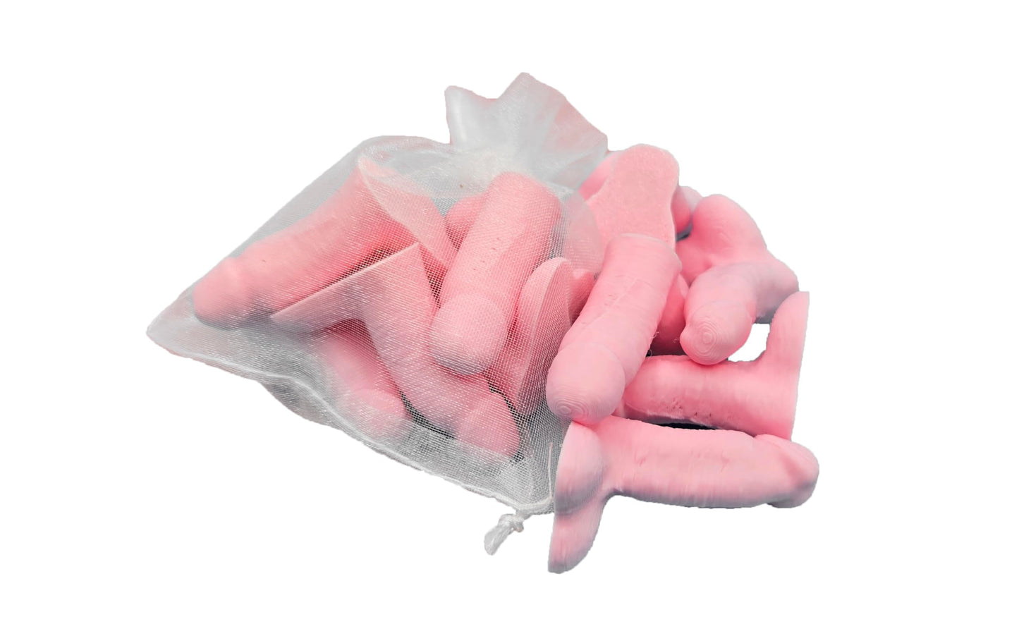 Bag of Dicks - Pride | Rainbow | Dick in Bulk | Tiny Penis | Party Favors | Bachelorette | Novelty Items | Funny Joke Gift, Plastic (Mixed, 35 Pack)