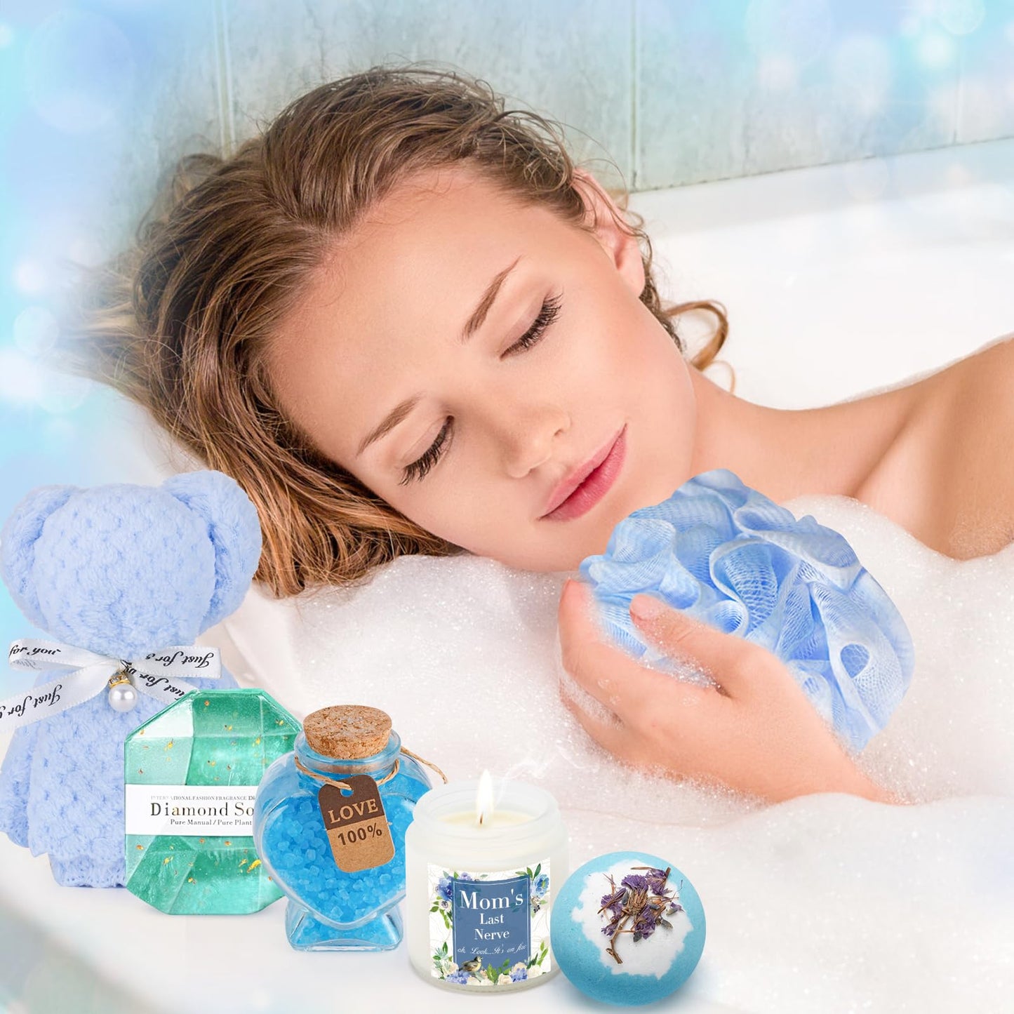 Gifts for Mom, Unique Birthday Gift for Mom, Gifts for Mom from Daughter Son, Mom Christmas Gifts, Best Mom Gifts, Presents for Mom, Mom Gifts, Relaxing Spa Bath Set for Mama 20oz Tumbler