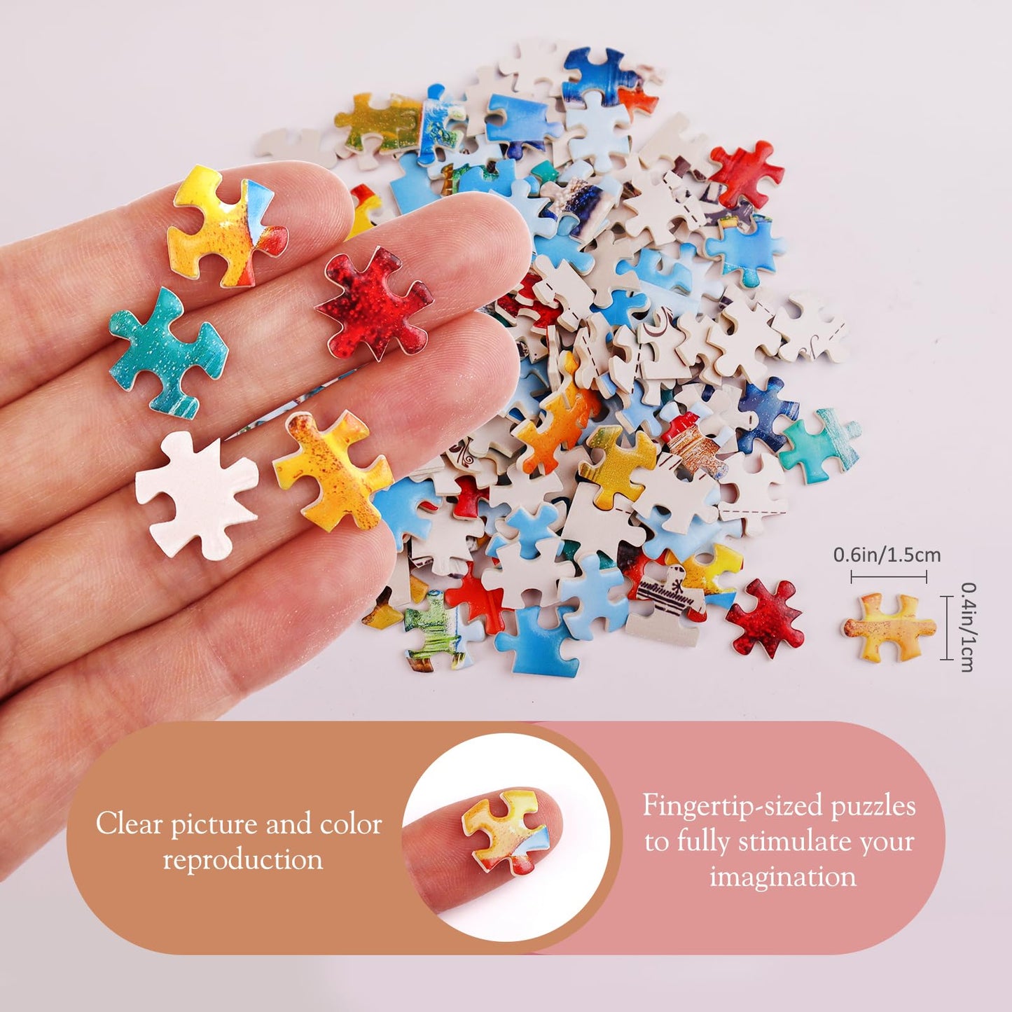 Small Jigsaw Puzzles for Adults Challenging Puzzle Small Puzzles Mini Jigsaw Puzzles for Teens 150 Pieces Micro Tiny Puzzle Hawaii Landscape Summer Scenery Travel Puzzles 6 x 4 inch 4 Packs