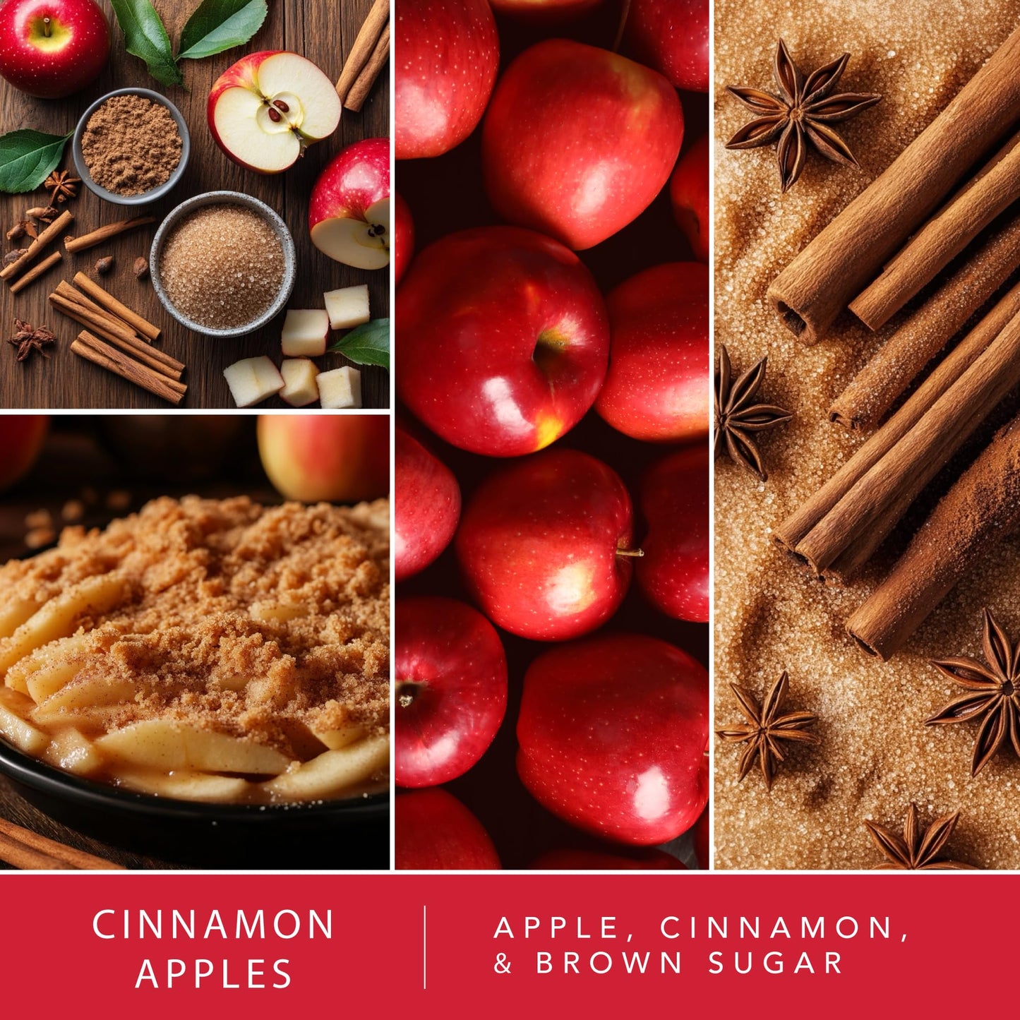 ScentSationals Wax Melts Home Sweet Home 4pk – Long-Lasting, Strong-Scented Wax Cubes for Warmers, Includes Cuddle Up, Cinnamon Apples, Salted Caramel Butter Cream & Farmhouse Cookies, 10oz (24 cubes)