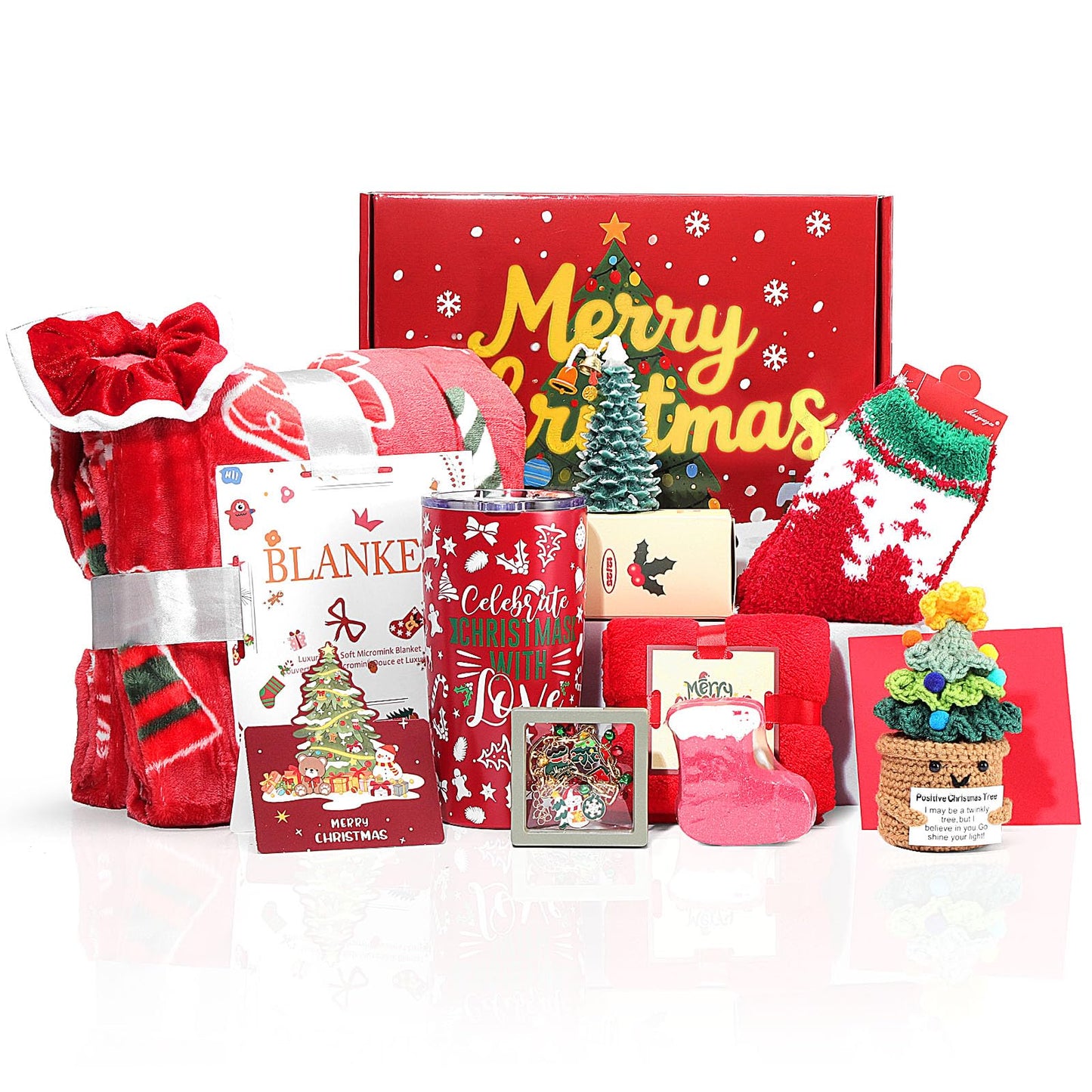 Christmas Gifts for Women 2025 – Christmas Gift Basket for Women Mom Wife Grandma Daughter Sister Girlfriend Best Friend Coworkers Female Teacher Nurse Her, Christmas Gift Set Unique Holiday Gift Box