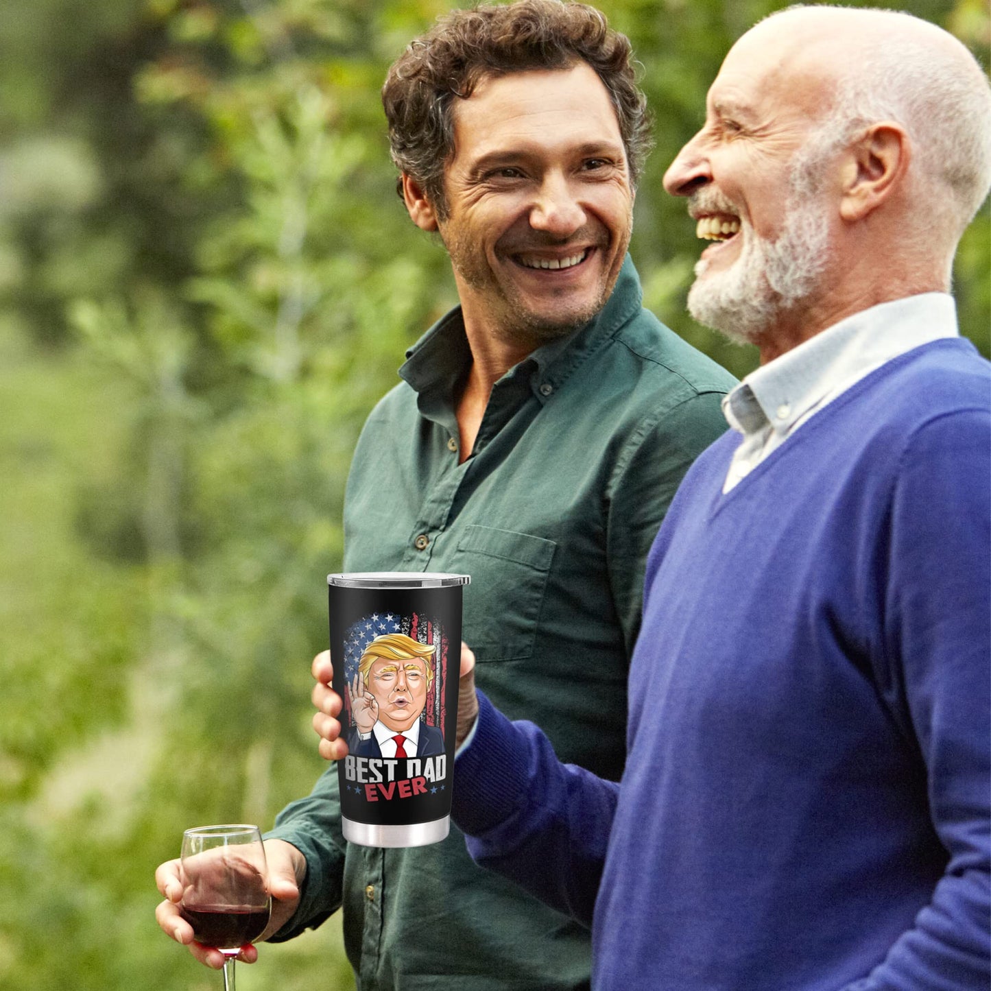 Mocosweeties Gifts for Dad from Daughter, Son - Birthday, Fathers Day, Christmas Gifts for Dad - Christmas Father Gift Ideas - New Papa Daddy Stepdad Gift Ideas for Men - 20 Oz Black Tumbler