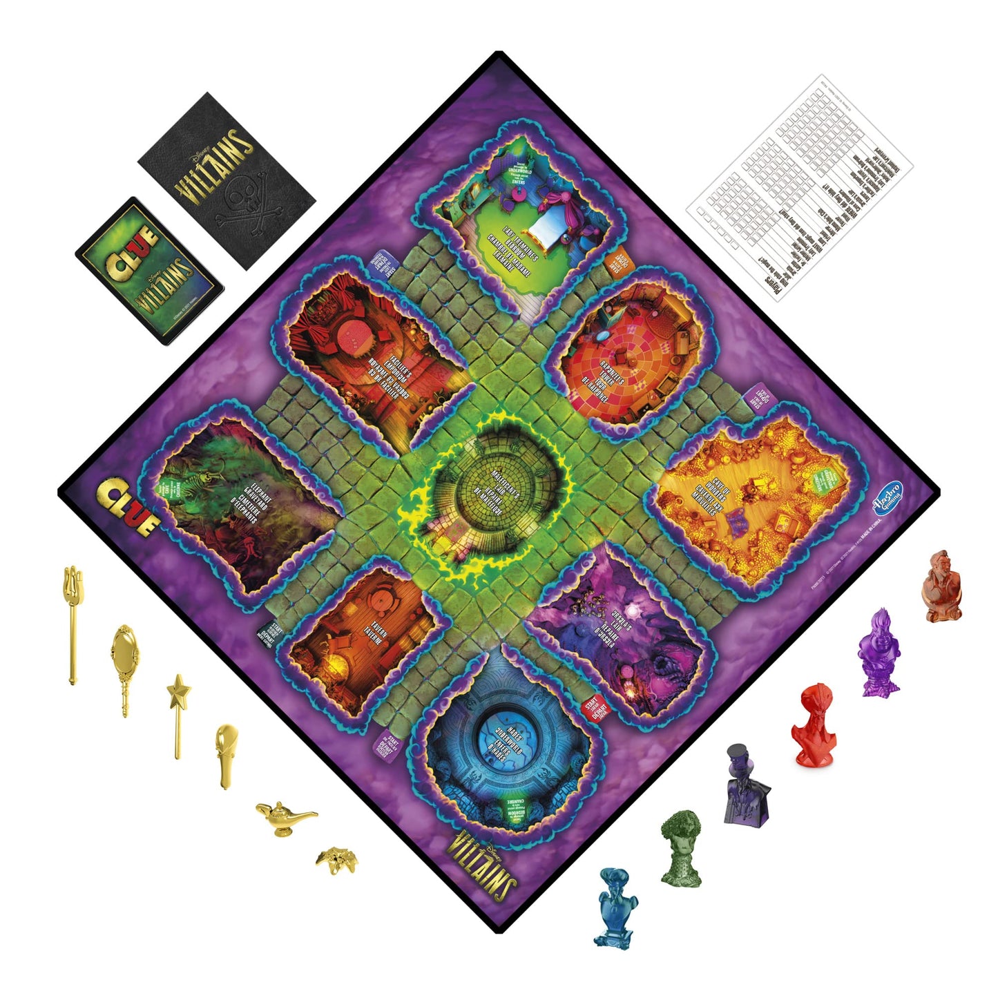 Hasbro Gaming Clue: Disney Villains Edition Board Game for Kids Ages 8+, 2-6 Players (Amazon Exclusive)